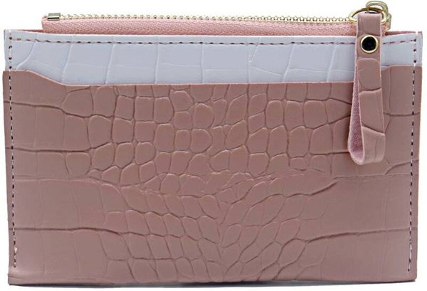 ✨ Croco Cardholder – Oudroze Zip Edition ✨