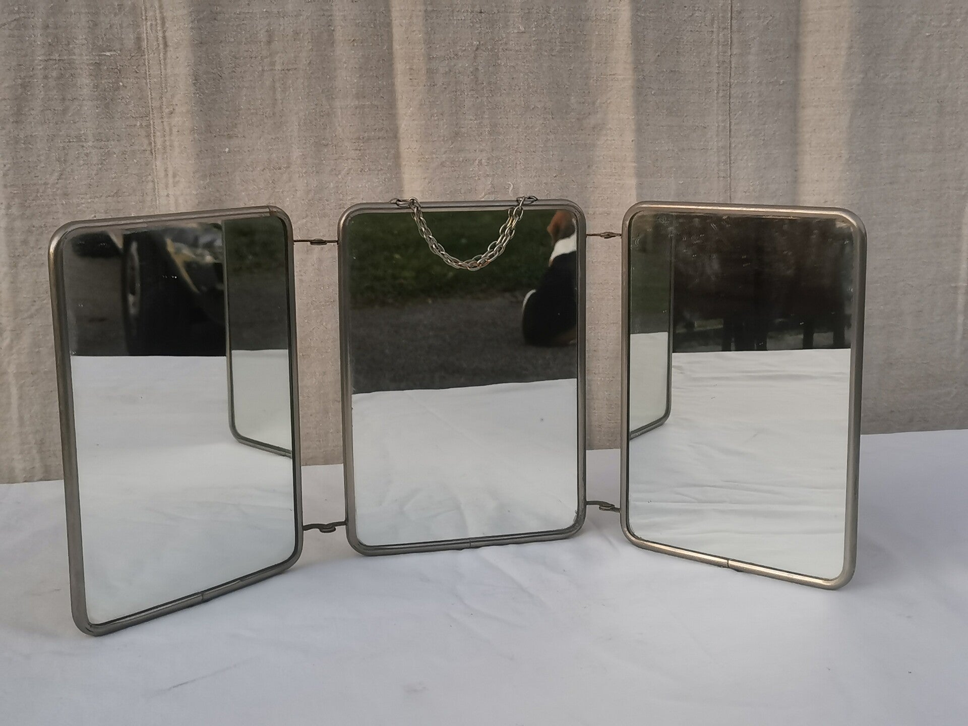 MIROIR TRYPTIQUE DE BARBIER
