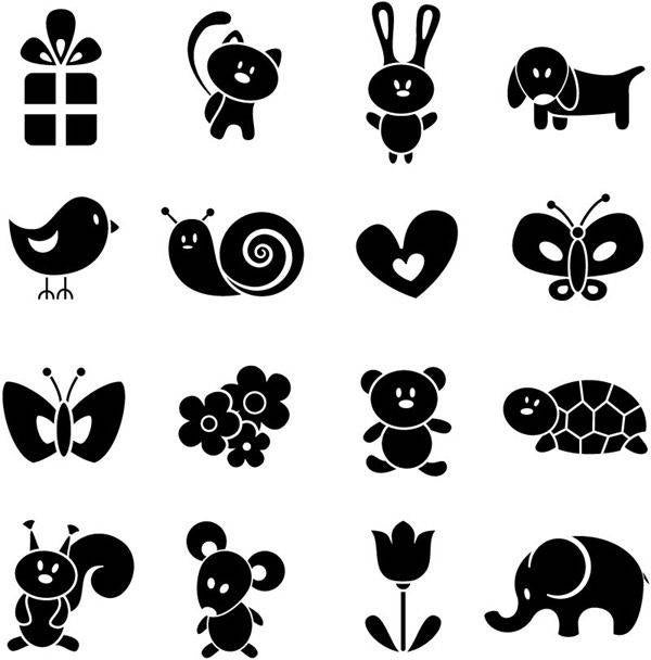 Losse stickers klein