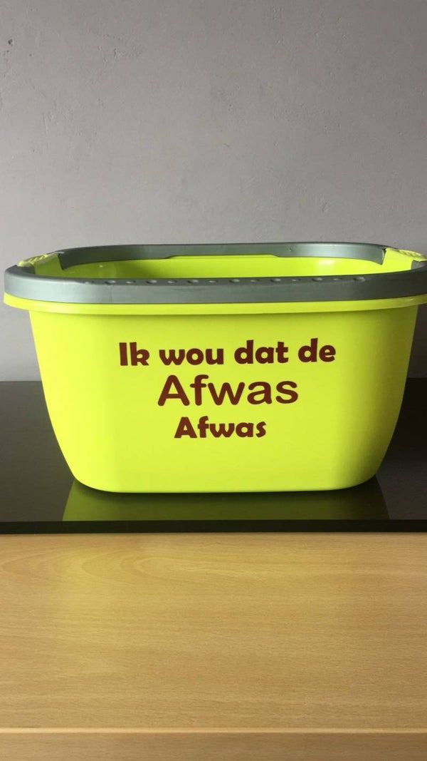 Afwasbak Bestickerd