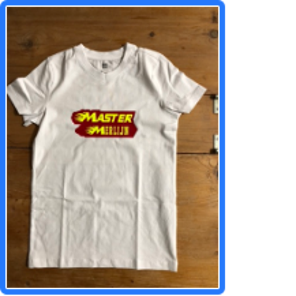 Master Merlijn op een t-shirt