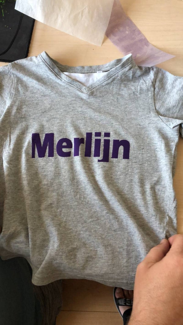 kinder T-shirt met tekst