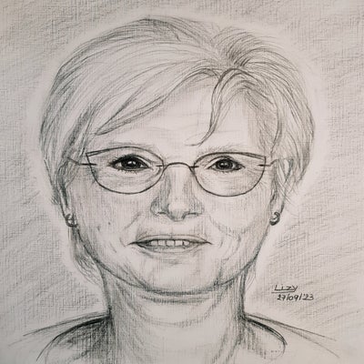 Zelfportret tekenacademie