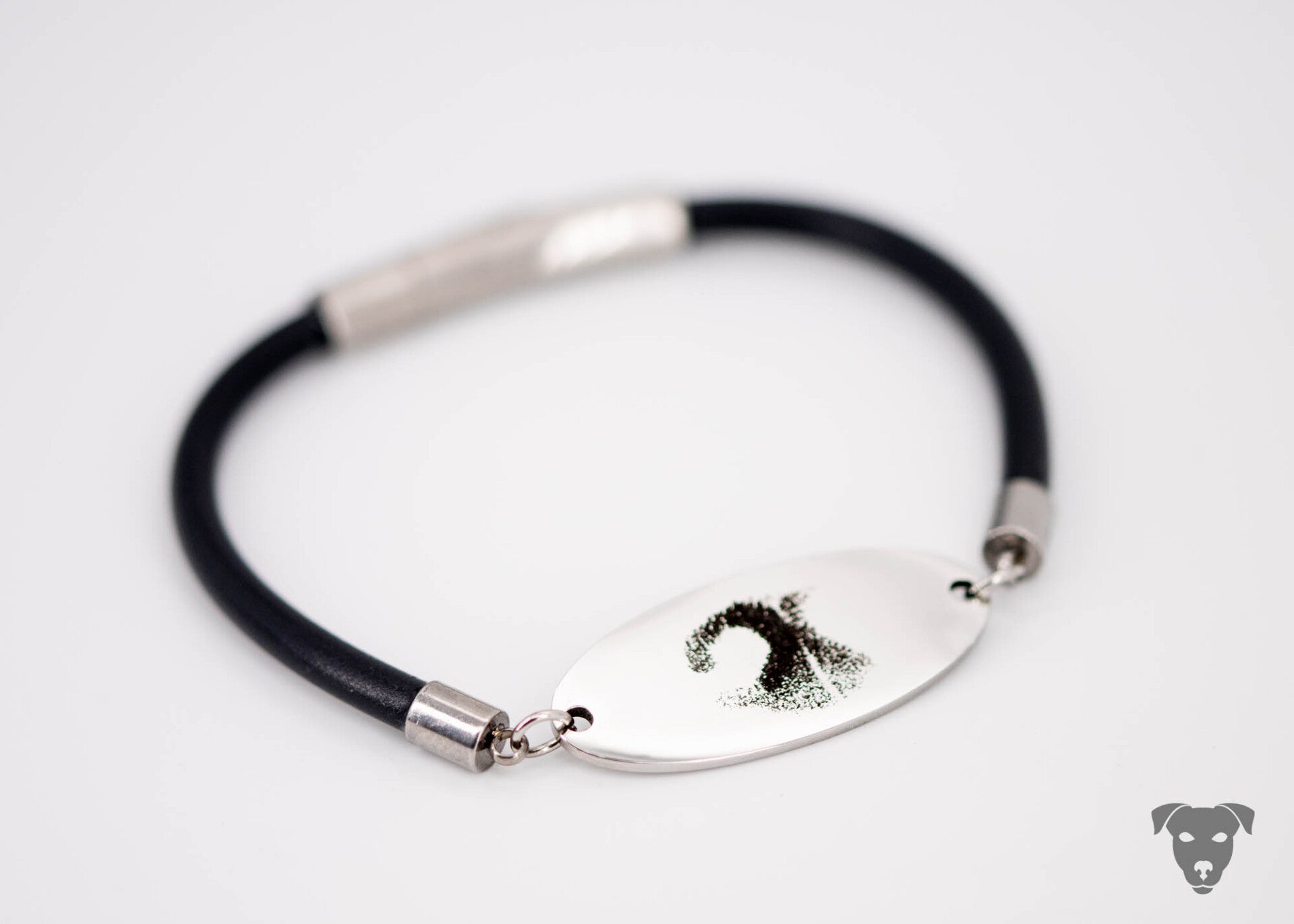 Kautschuk Armband mit Nasenabdruck