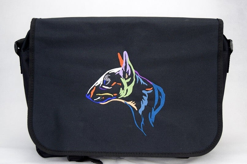 Messenger Bag COLORFUL Bullterrier