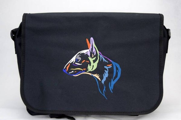 Messenger Bag COLORFUL Bullterrier