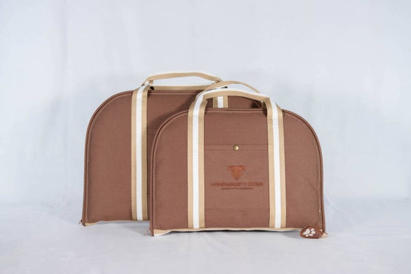 DOG BED TO GO BRAUN - Rosenholz