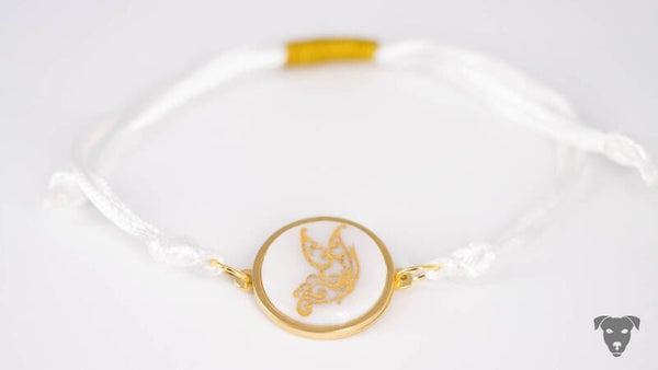 Muschel Armband "GOLDEN BUTTERFLY"