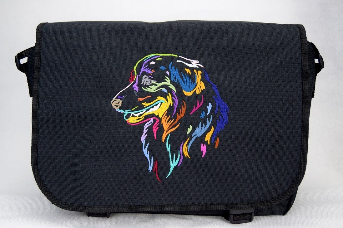 Messenger Bag COLORFUL Australian Shepherd