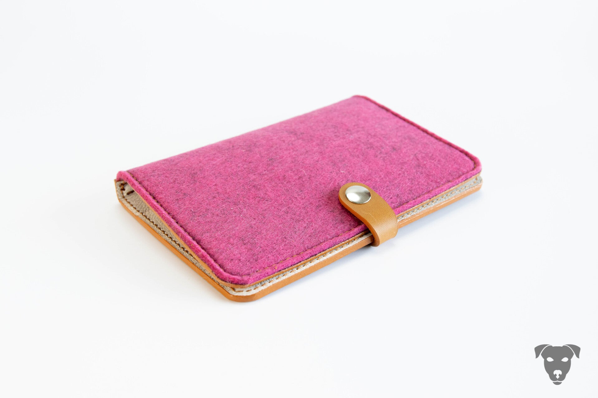 Impfpasshülle, EU-Heimtierausweishülle cognac & pink