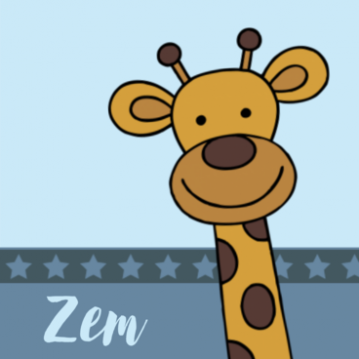 geboortekaartjes giraf