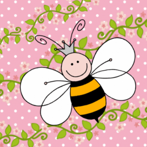 canvas schilderij bij