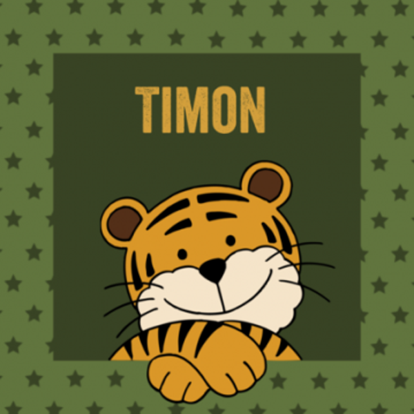 canvas schilderij tijger