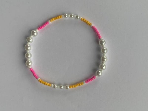 Beachy pearl anklet