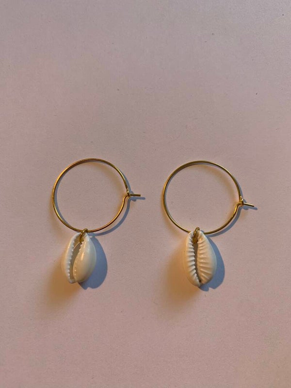 Kauri schelp earrings