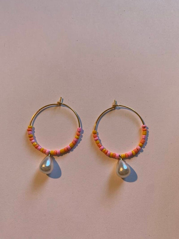 Sunny pearl earrings