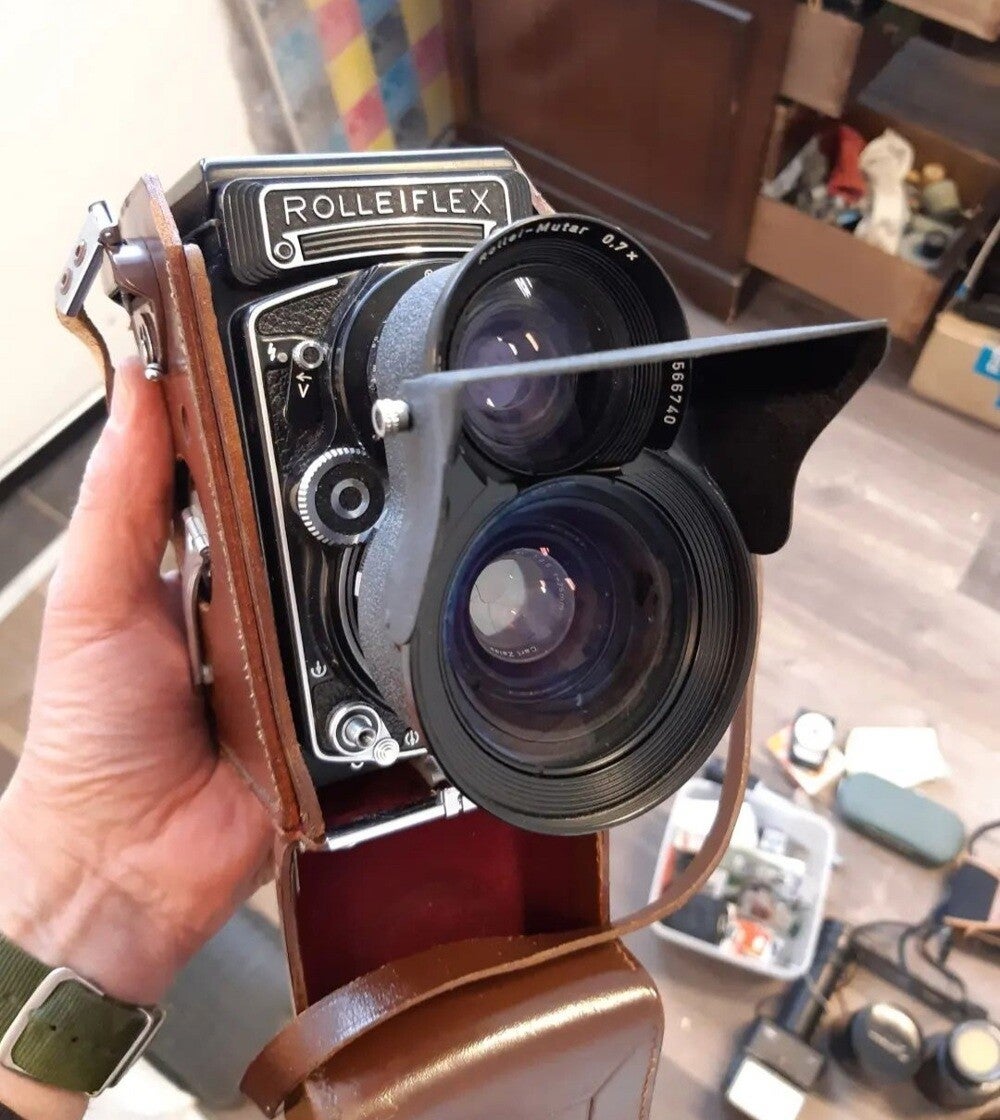 Rolleiflex Mutar 0.7 vidvinkeltillsats Bay II