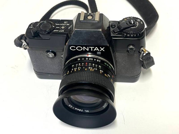 Contax 137 MA quartz med Yashica ML 28/2.8