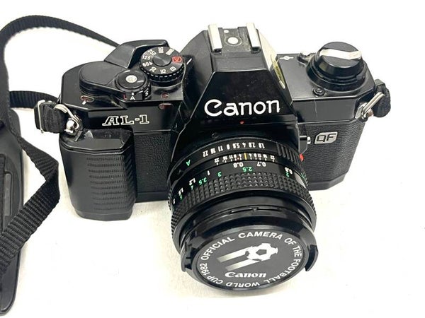 Canon AL-1 med Quick Focus, Fdn 50/1.8