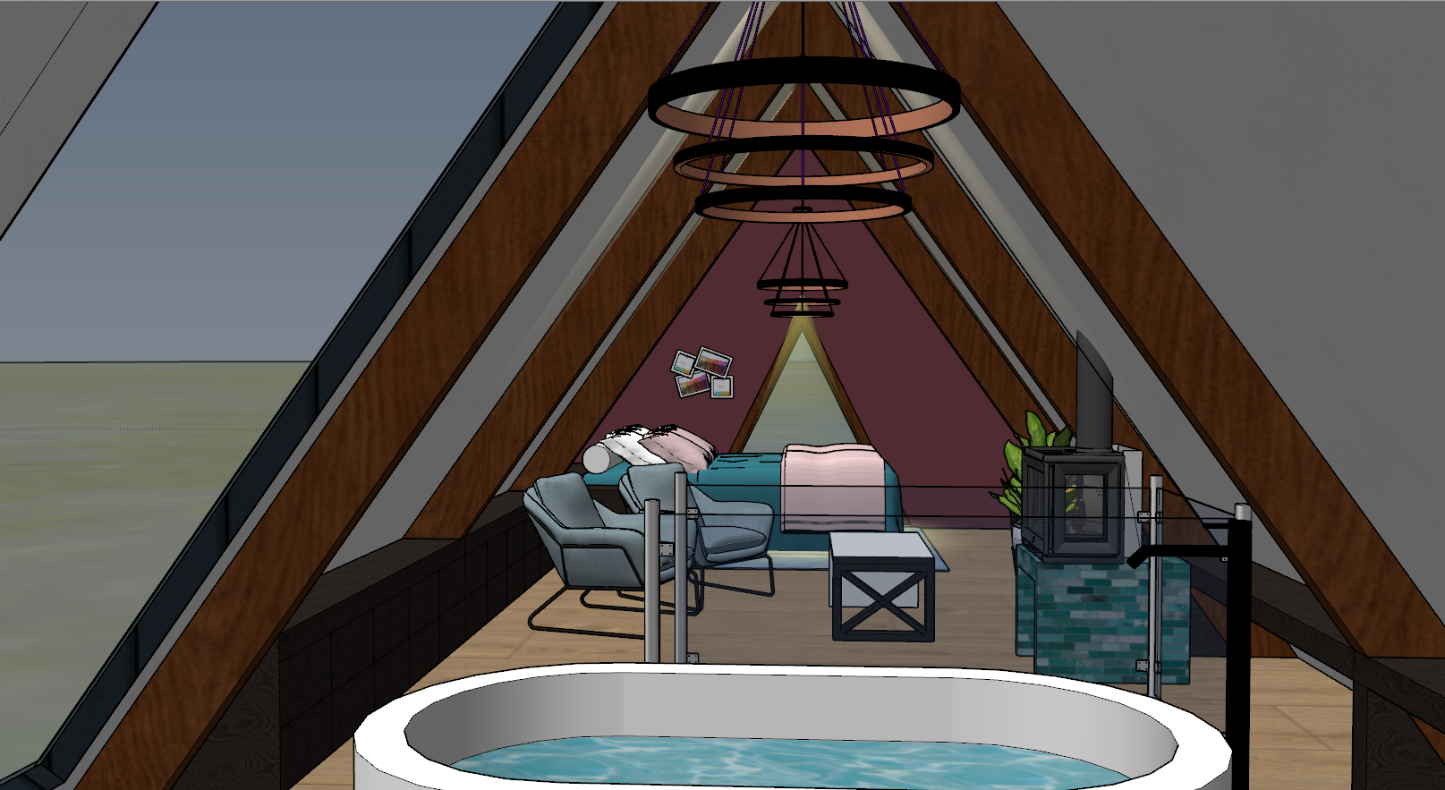 Interieurontwerp -sfeerbeeld