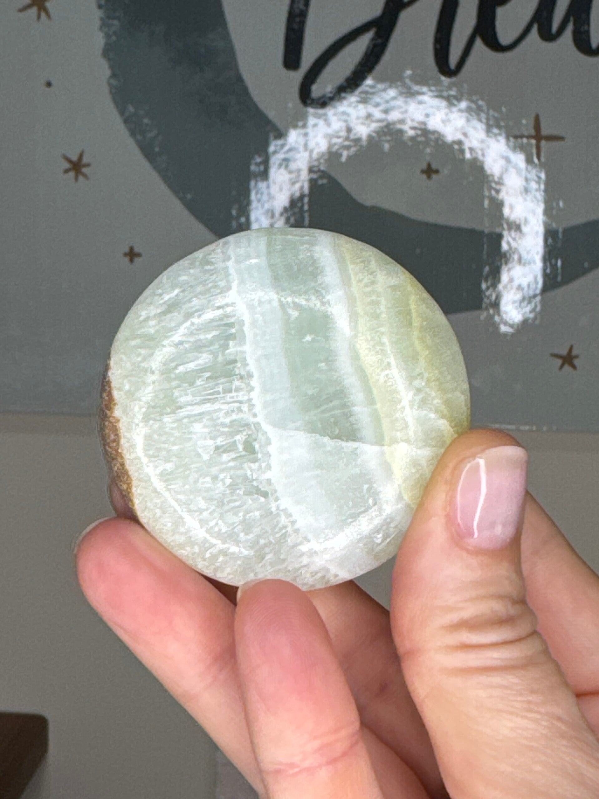 Picasso Calcite Flat Stone