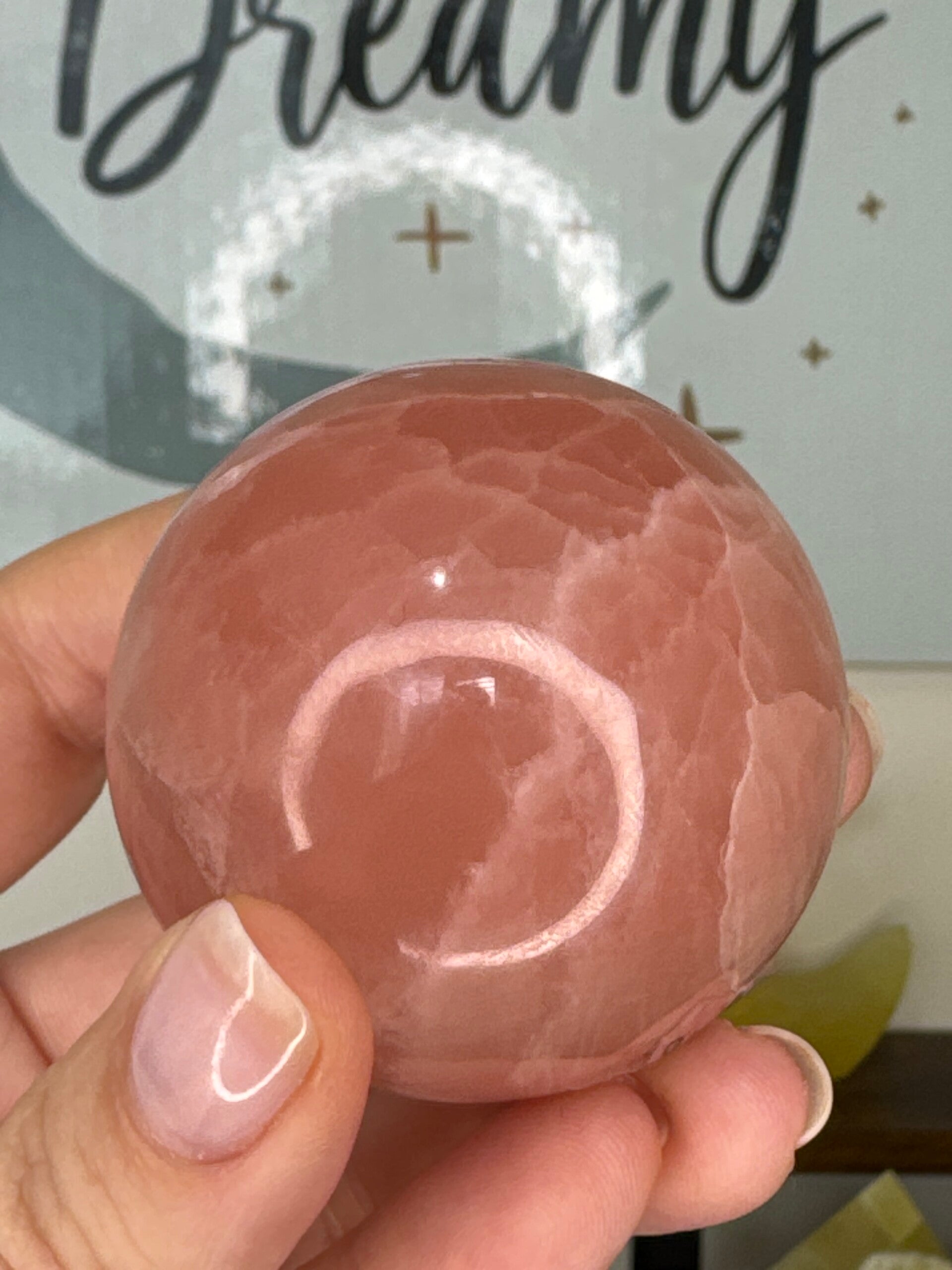 Rose Calcite Sphere fy19