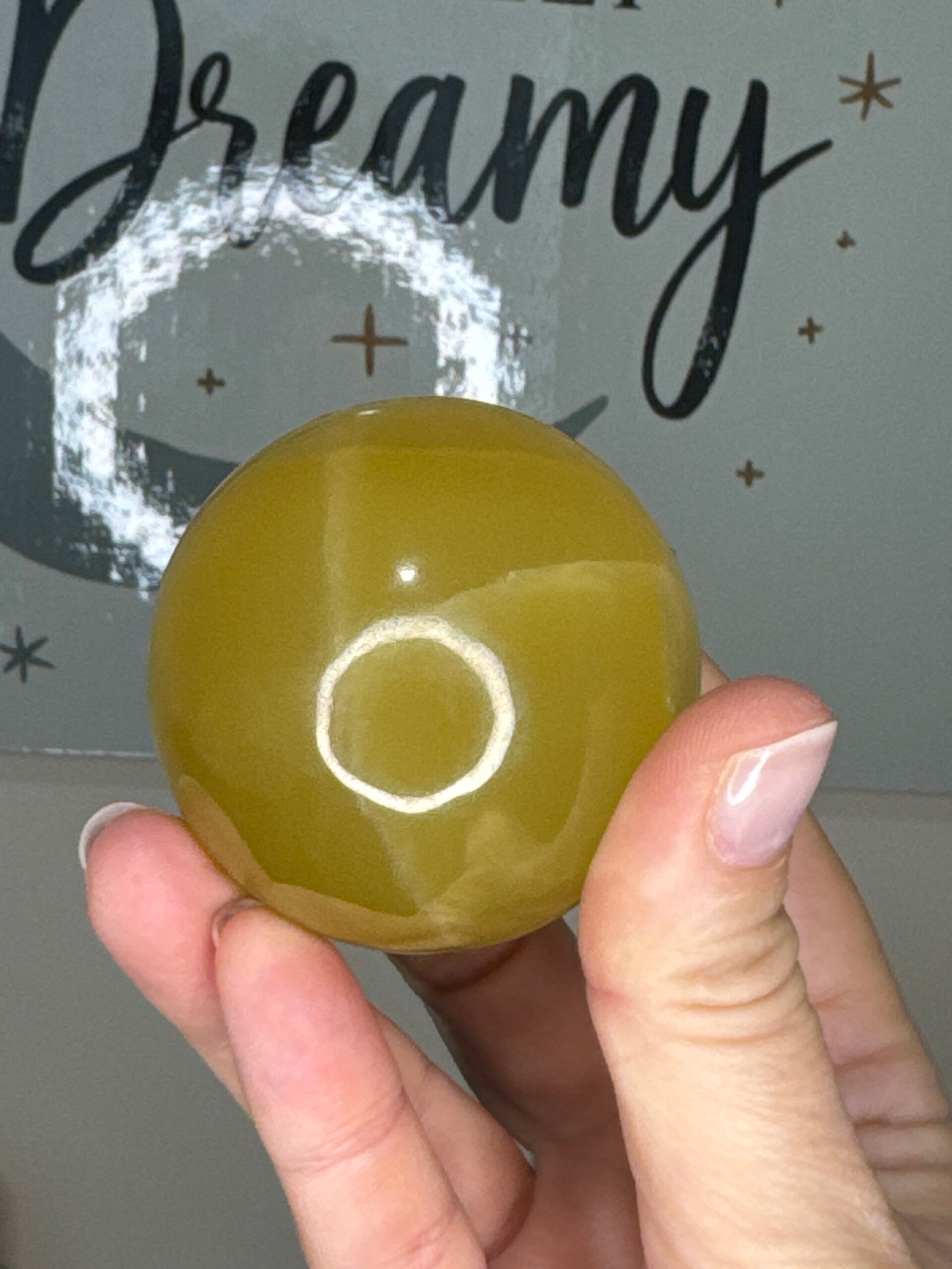 Lemon Calcite Sphere fy42
