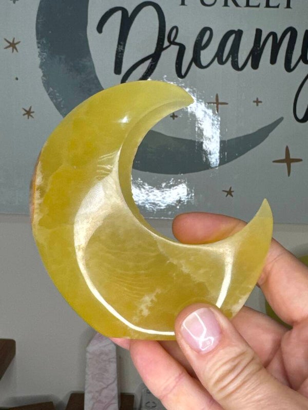 Lemon Calcite Moon fy37