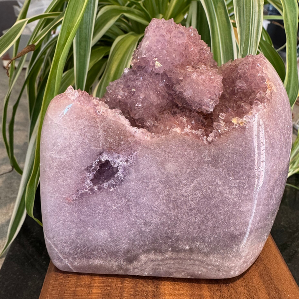 Lavender Bubble Amethyst Freeform 723 grams sc11