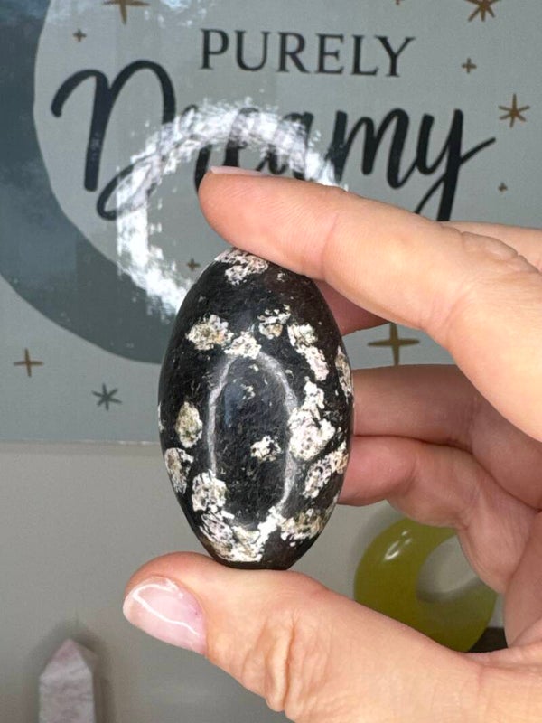 Pink Snowflake Obsidian Shiva