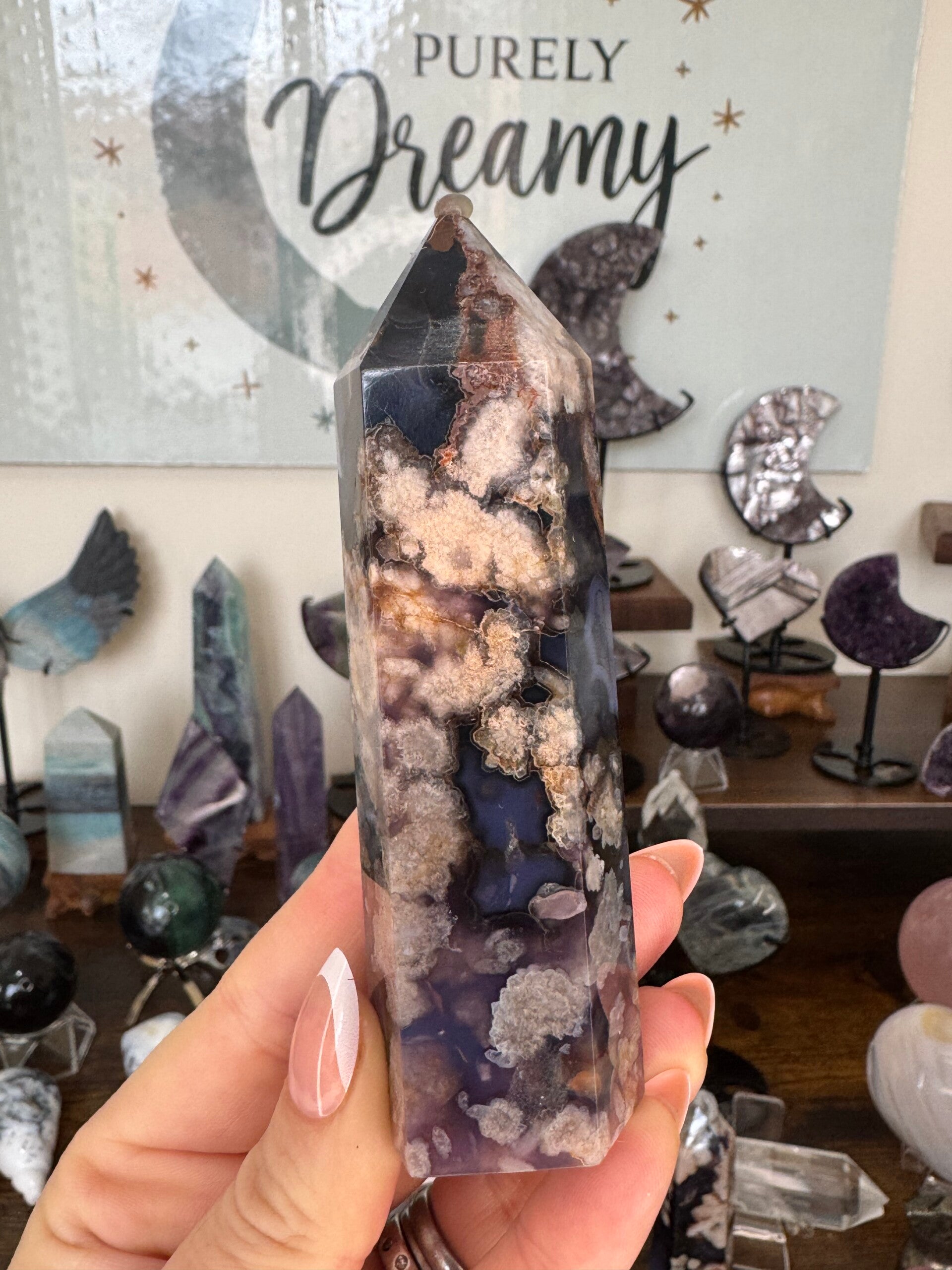 Blue Flower Agate Tower 1f