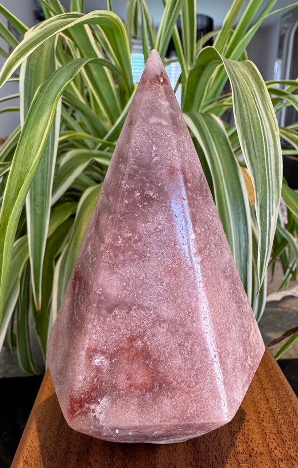 Pink Amethyst from Brazil Diamond Point sc16