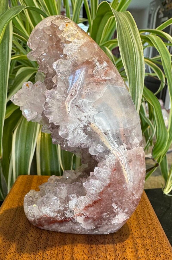 Pink Amethyst from Brazil Druzy Freeform sc12