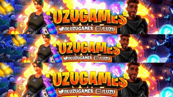 Fortnite banner + logo