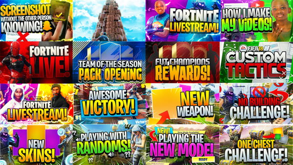 Fortnite Thumbnails