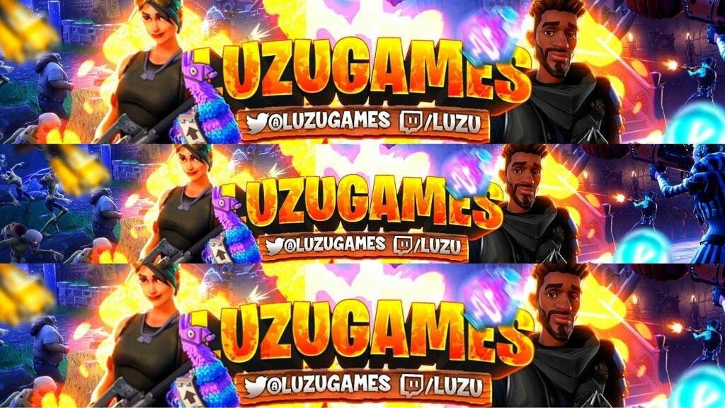 Fortnite banner + logo
