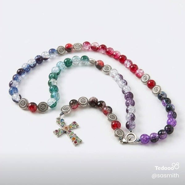 Rainbow Bead Rosary