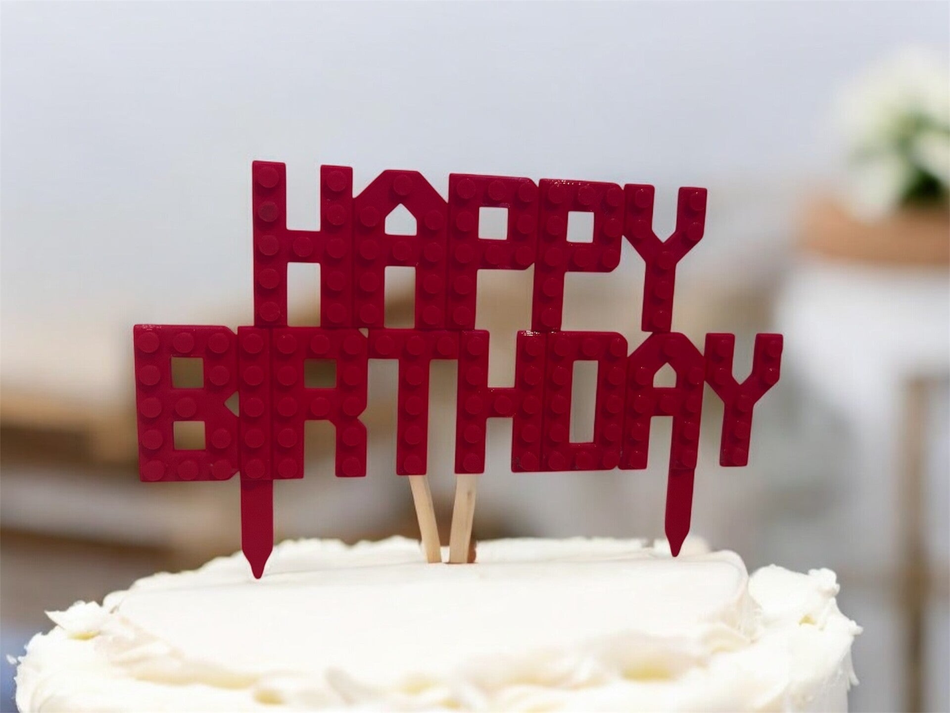 LEGO Happy Birthday taartenprikker
