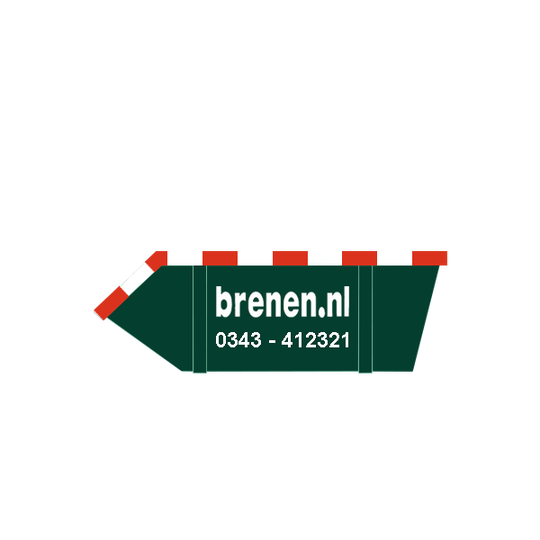 3 m3 Bouw en Sloopafval container