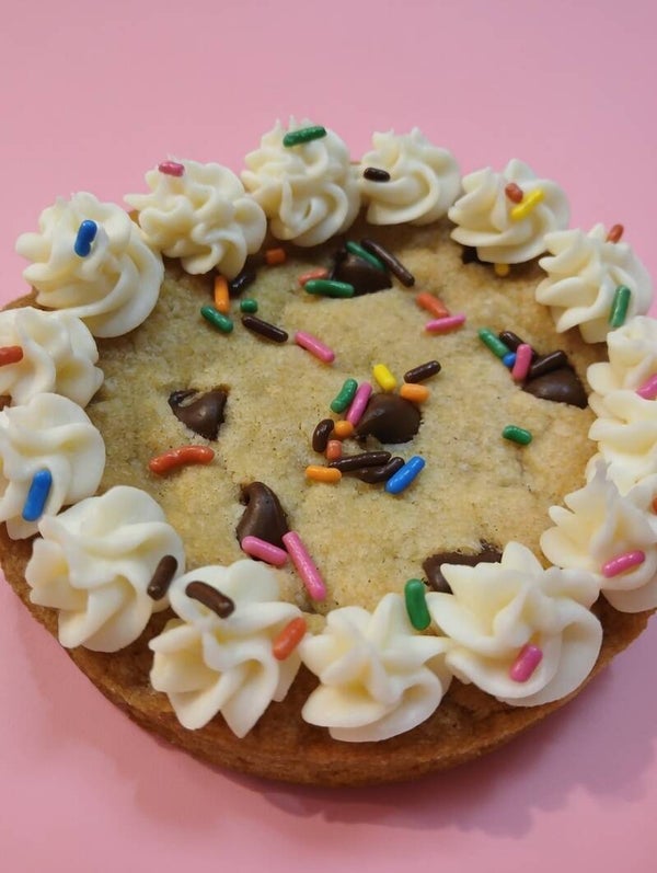 Mini Chocolate Chip Cookie Cake