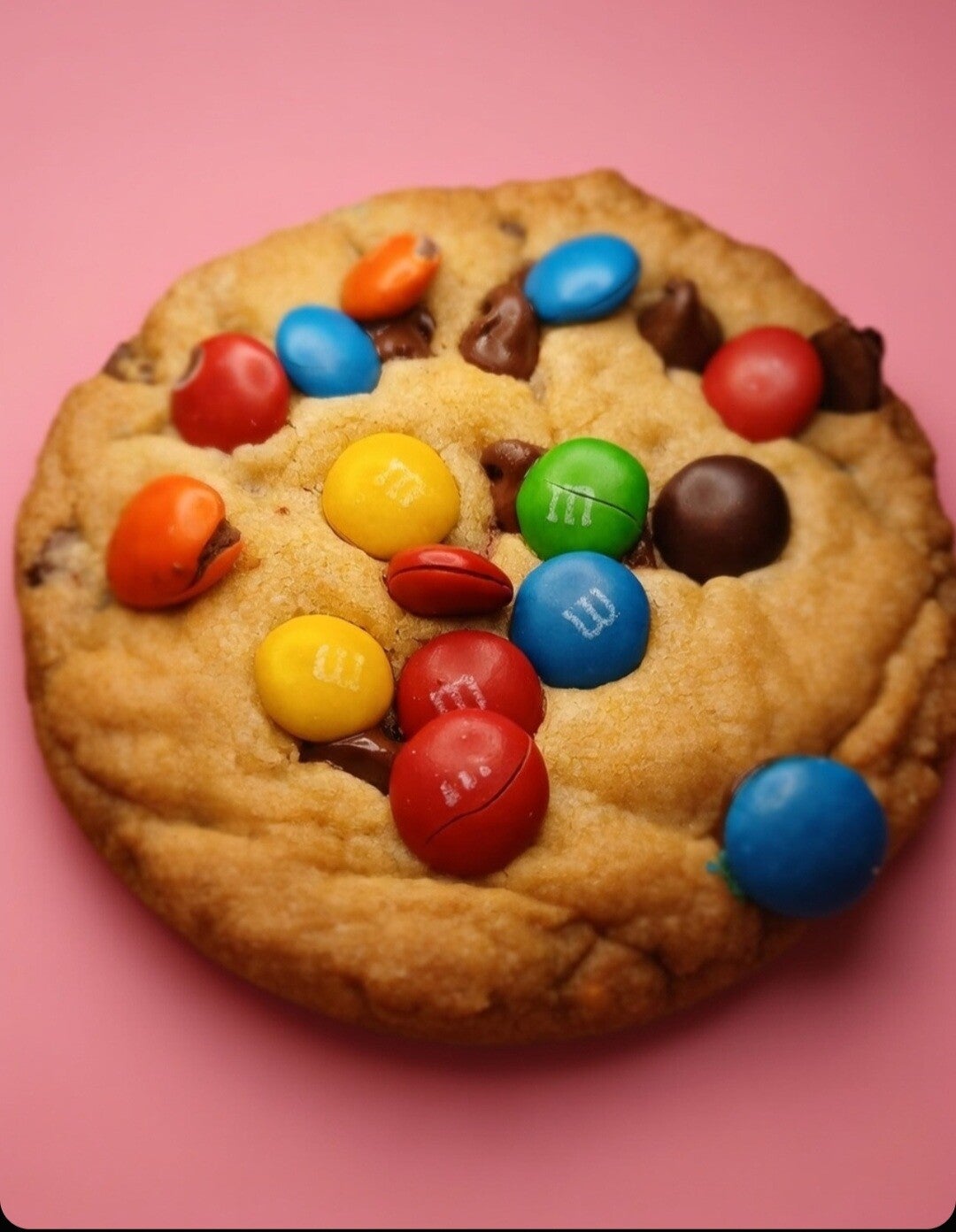 M&M Chocolate Chip Cookie