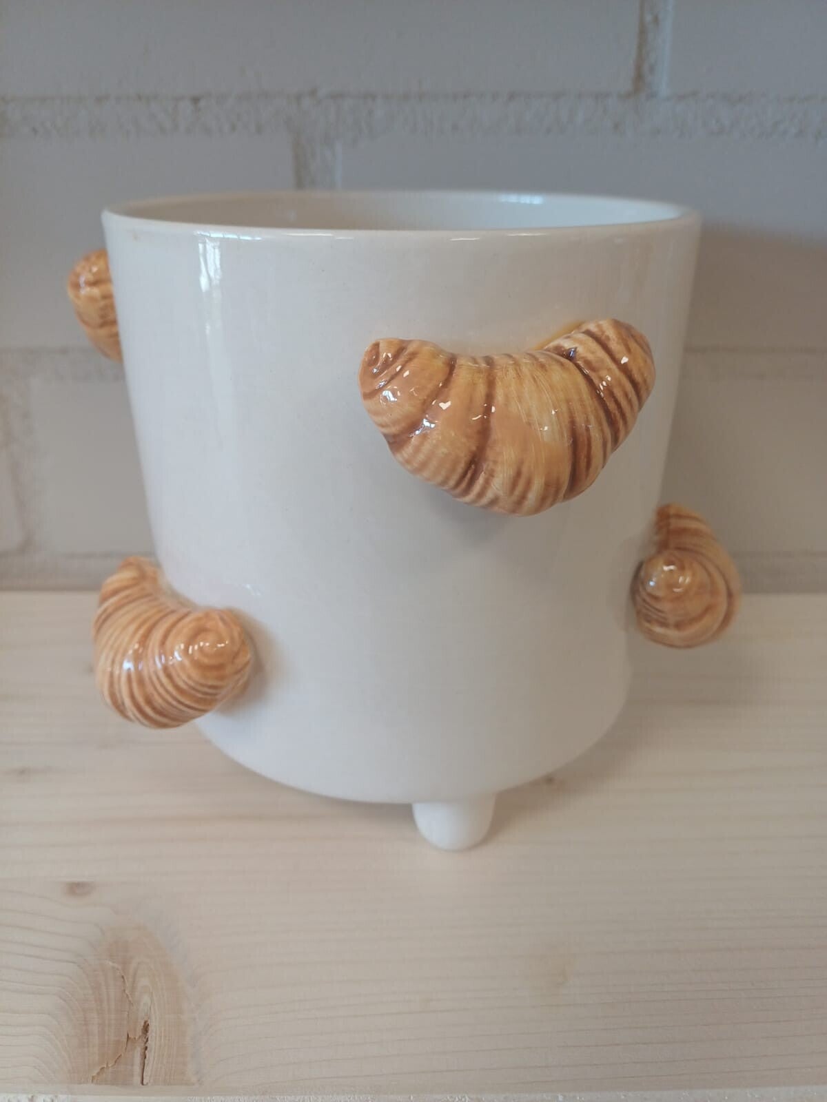 Bloempot "croissant"