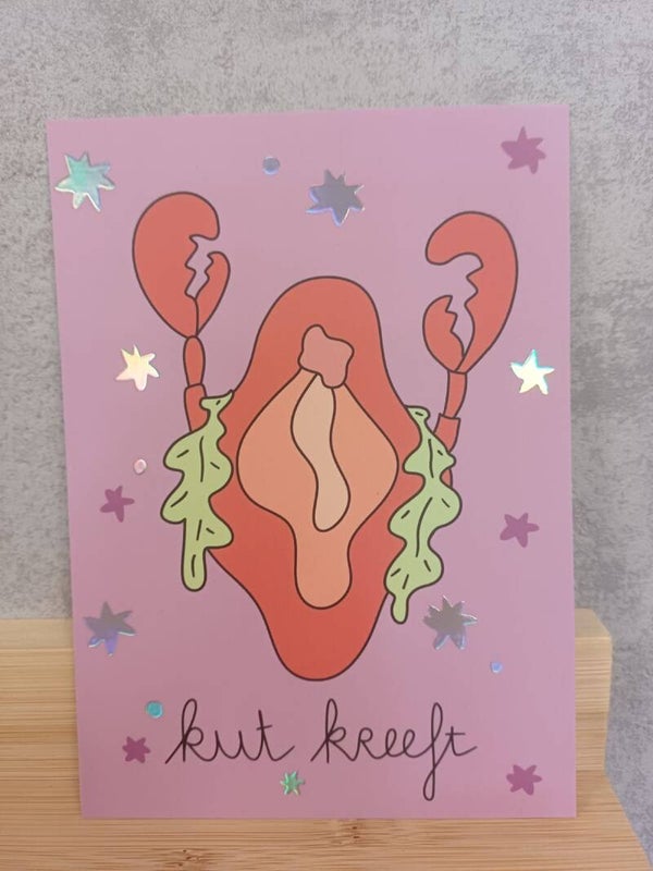 Kut kaart "kreeft"