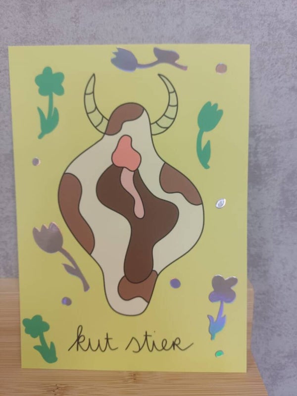 Kut kaart "stier"