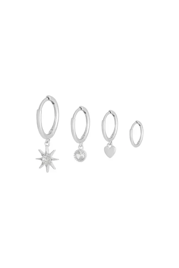 Oorbellen set zilver