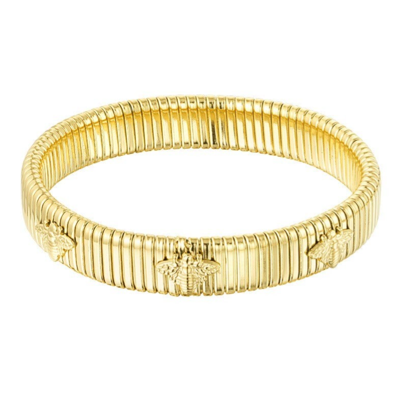 Gouden of zilveren bijen armband