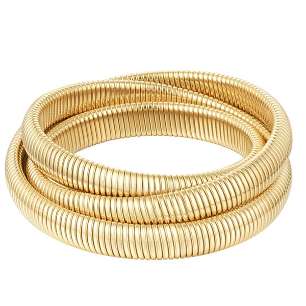 Gouden drie armband