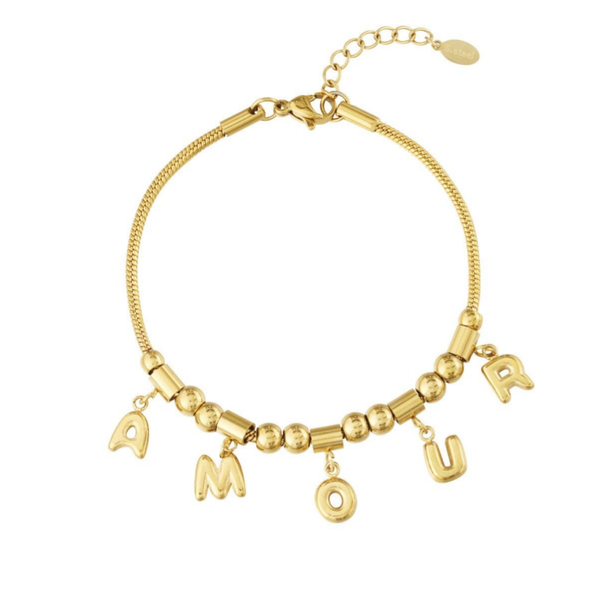 Amour armband goud of zilver