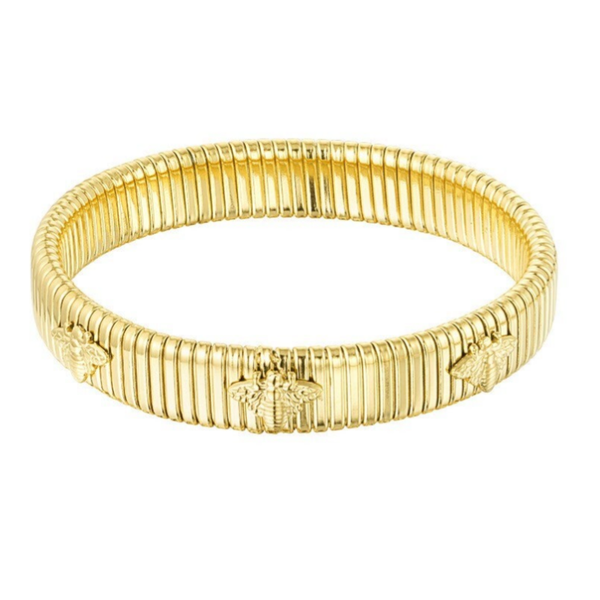 Gouden of zilveren bijen armband