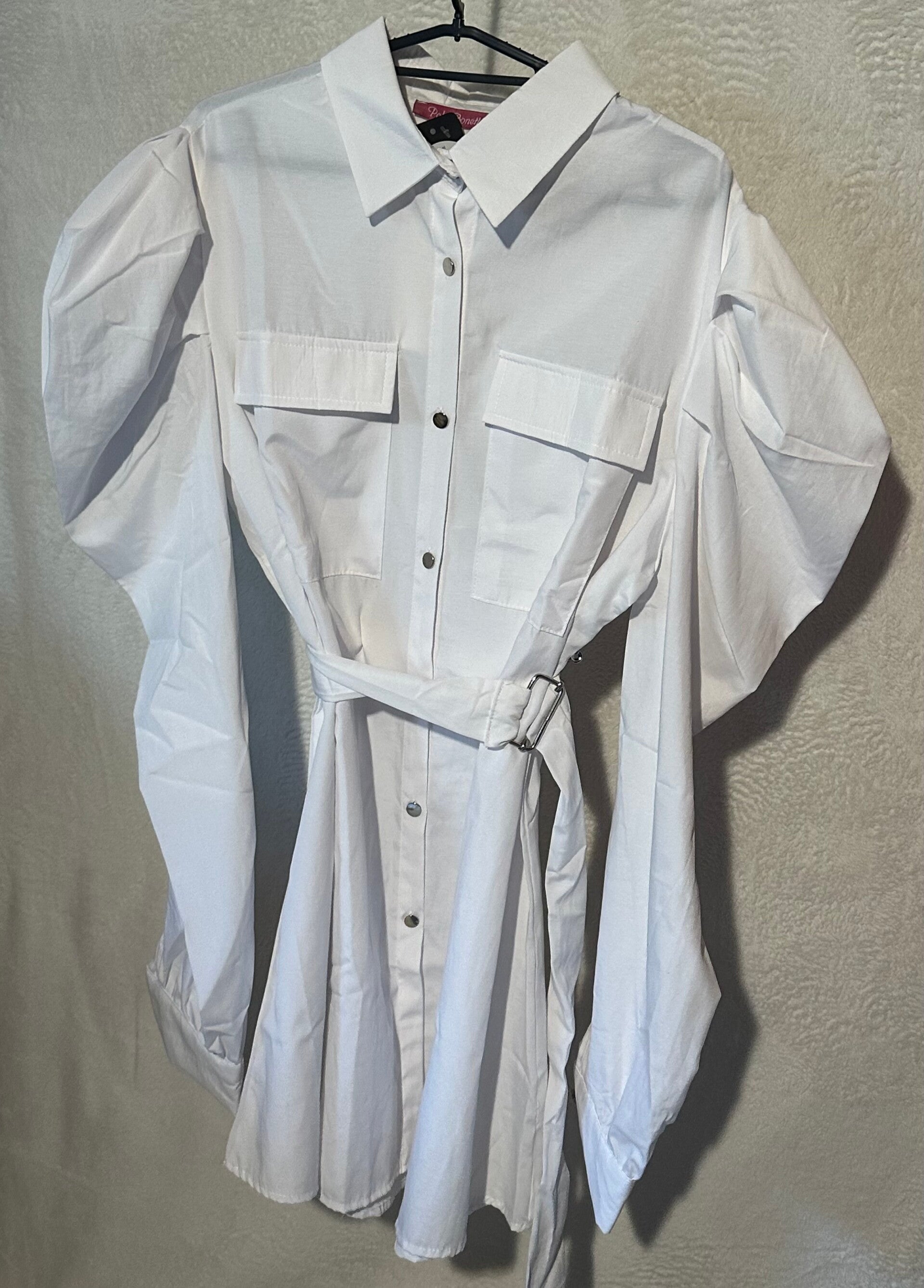 Witte Blouse (grote maten)